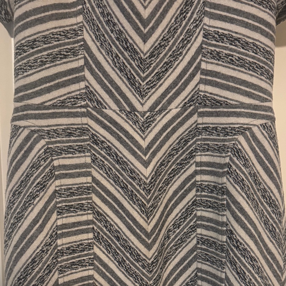 Pendleton Chevron Pattern Cold Shoulder Wool Dress - image 4